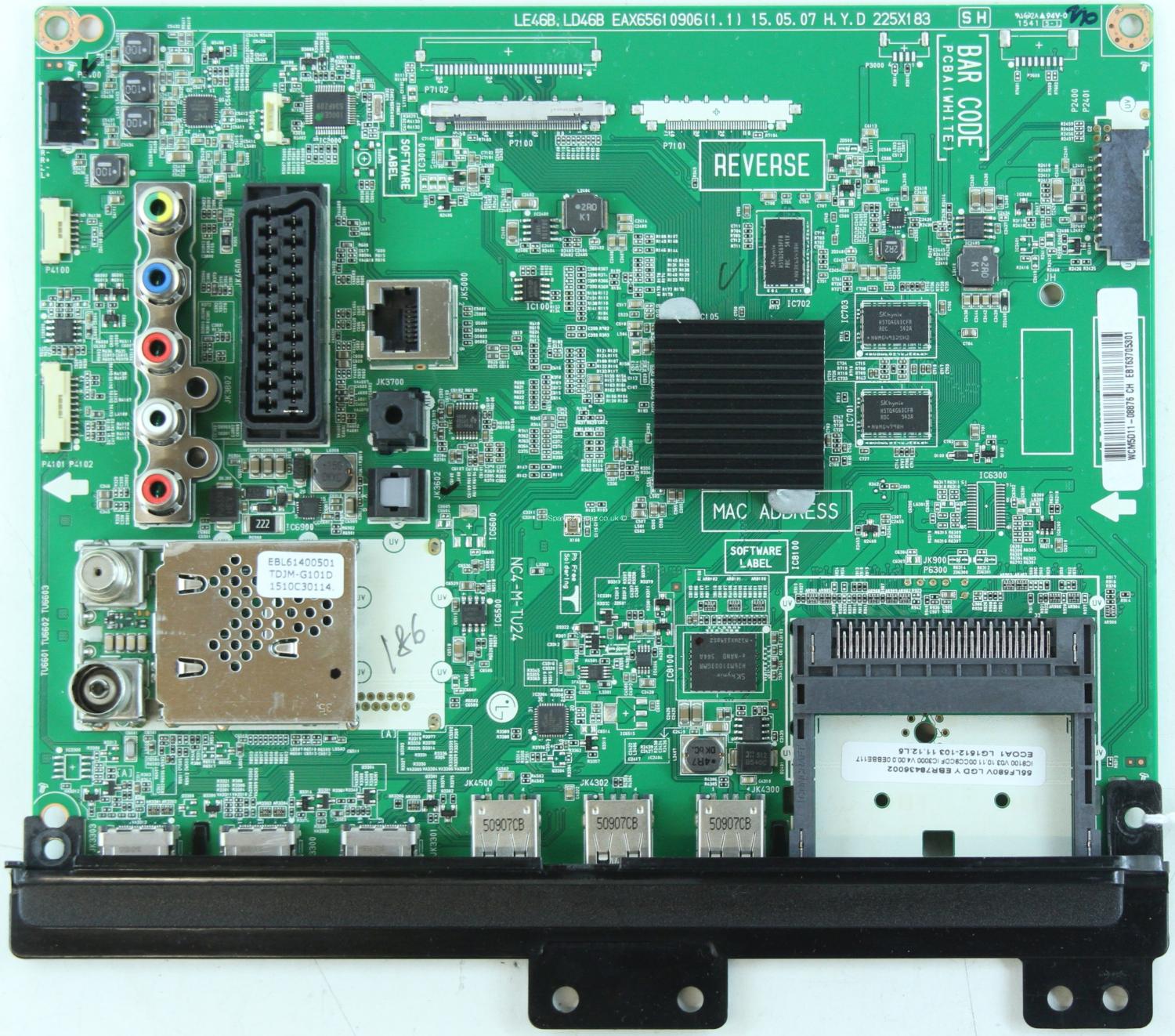 MAIN BOARD EAX65610905 LG