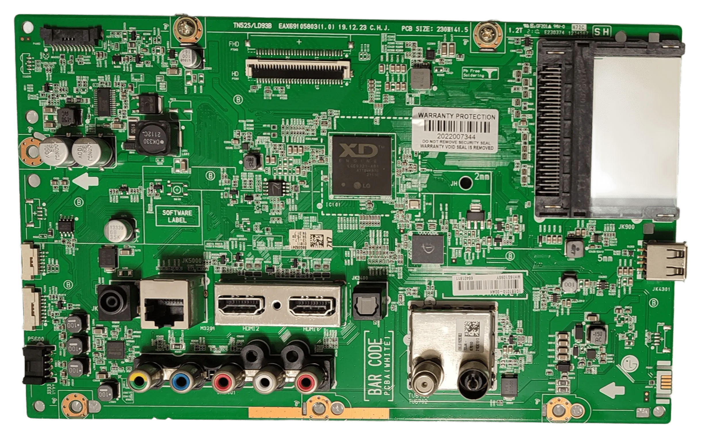 EAX69105803(1.0) MAIN BOARD LG 24TN510S