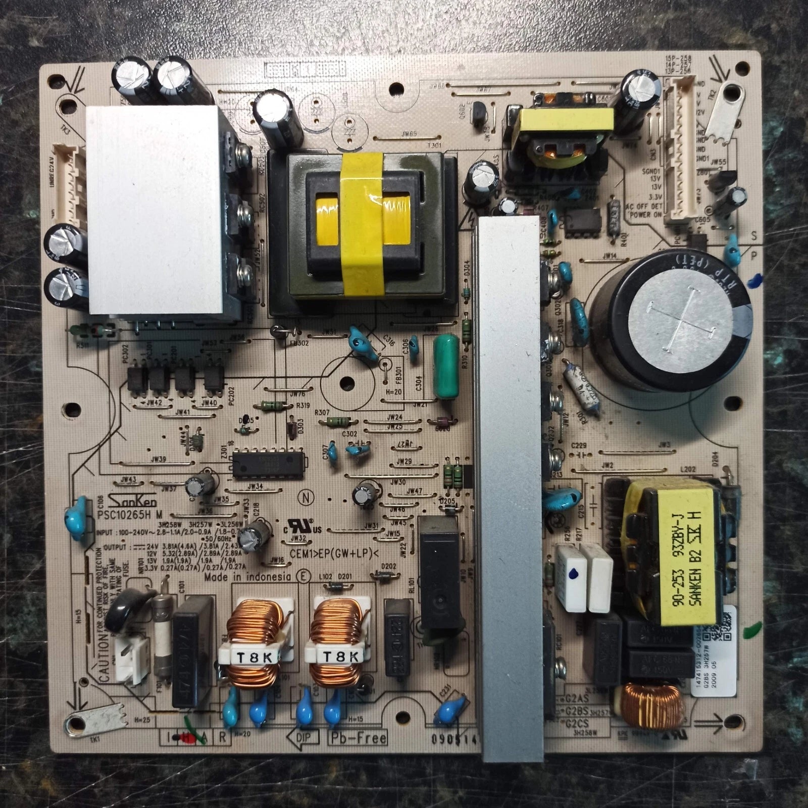 PSC10265H POWER BOARD 147415313SONY KDL32S5600