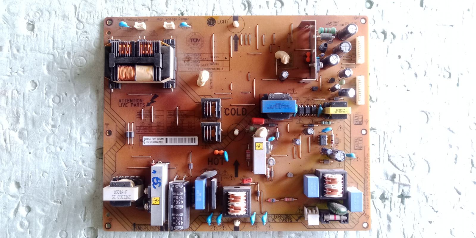 PLHL-T845A Power Board Philips 37PFL5604H12