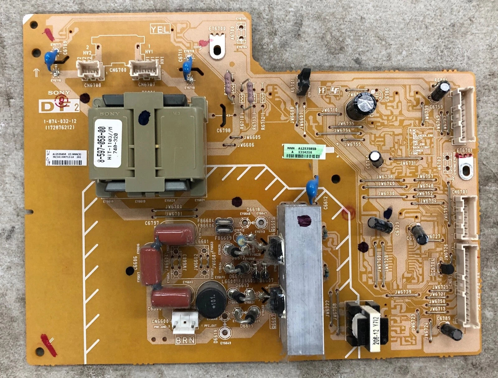 A1253585B DF2 Inverter Board Sony KDL46X3500