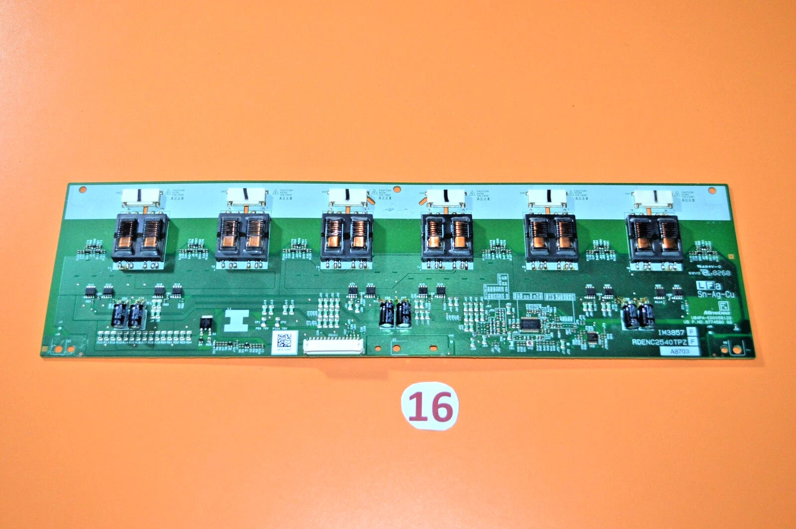 IM3857 RDENC2540TPZ T-Con Board Toshiba
