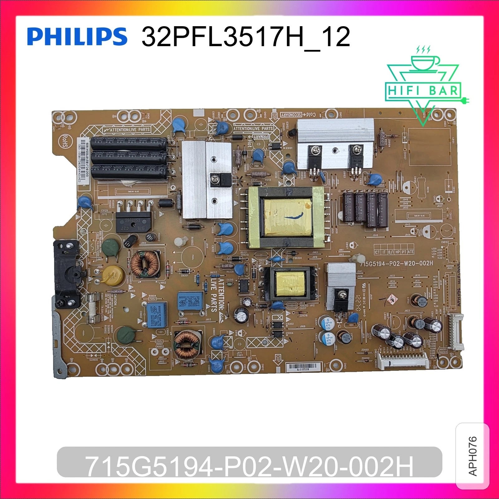 715G5194-P01-W20-002H Power Board Philips