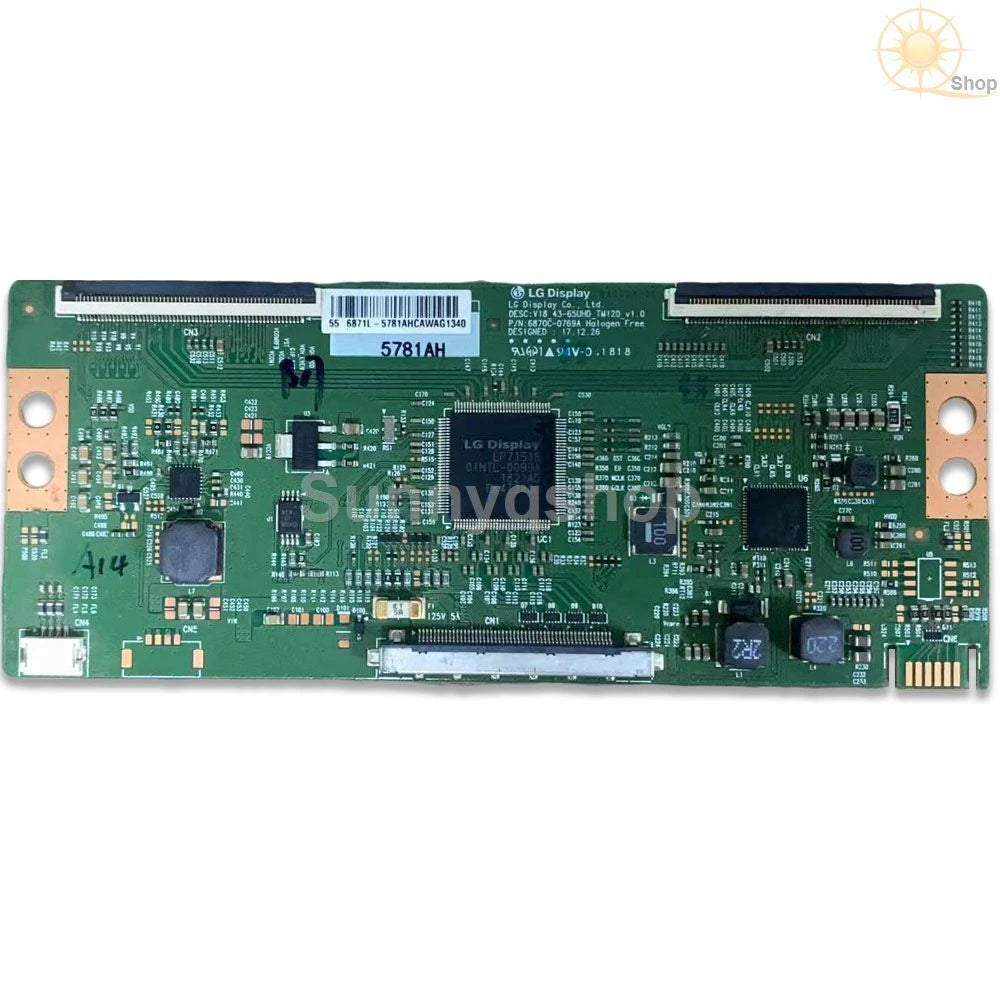 6870C-0769A V18_43-65UHD-TM120_v1.0 T-Con Board LG Philips
