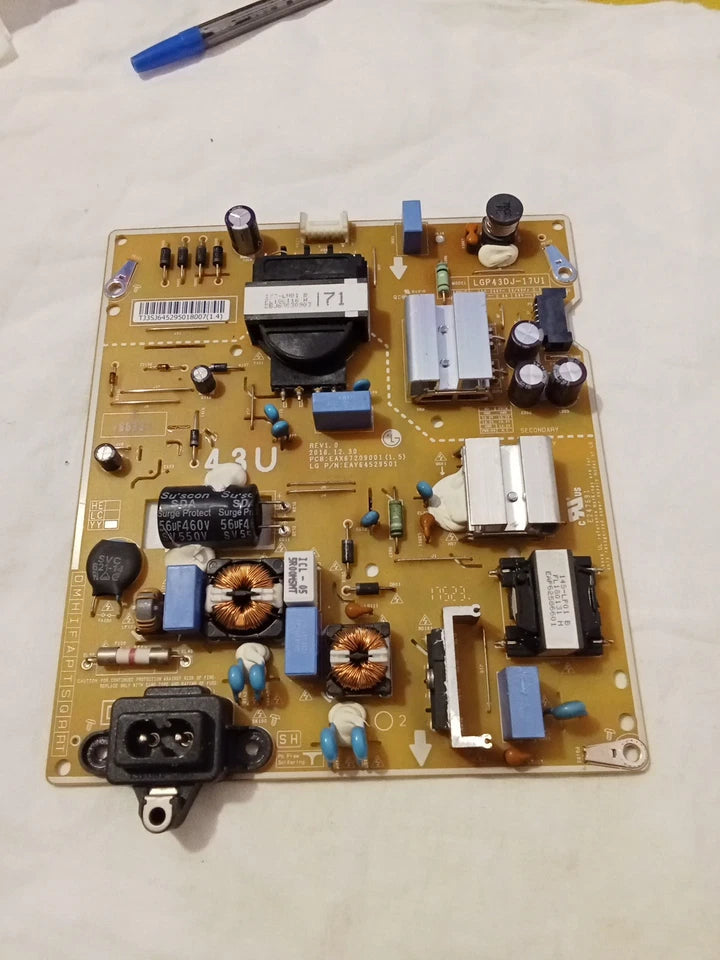 EAX67209001(1.5) EAY64529501 Power Board LG 43UJ6307-ZA